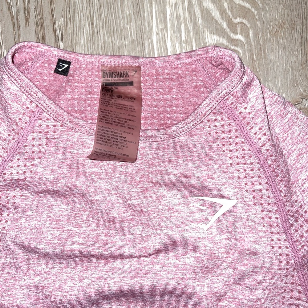 GYMSHARK VITAL SEAMLESS LONG SLEEVE CROP TOP - Picture 4 of 4